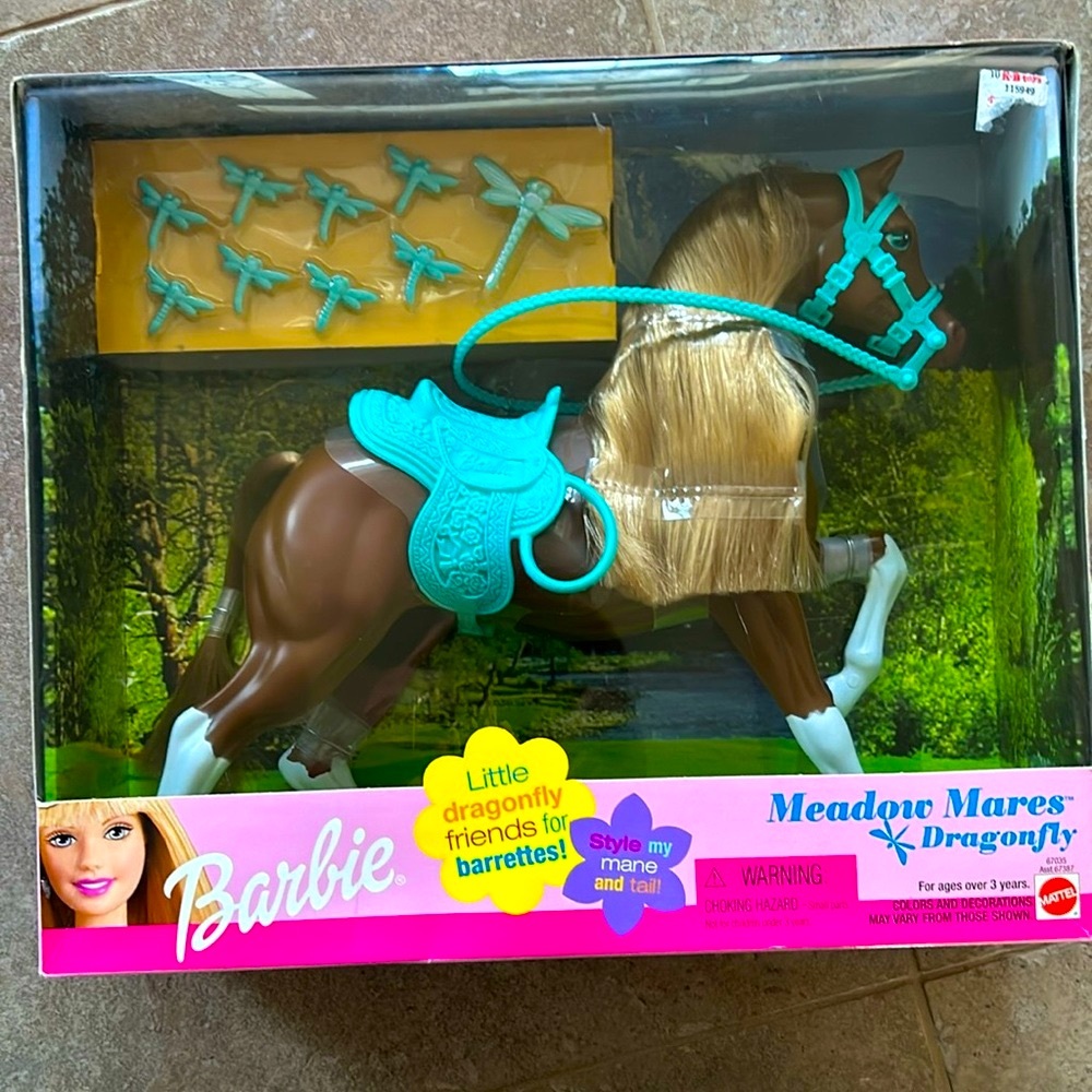 Barbie Collectible Meadow Mares horse. New in box still sealed.